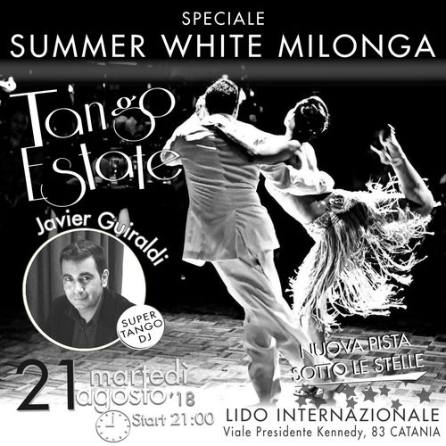 tango a Catania milonga del 21 AGOSTO 2018