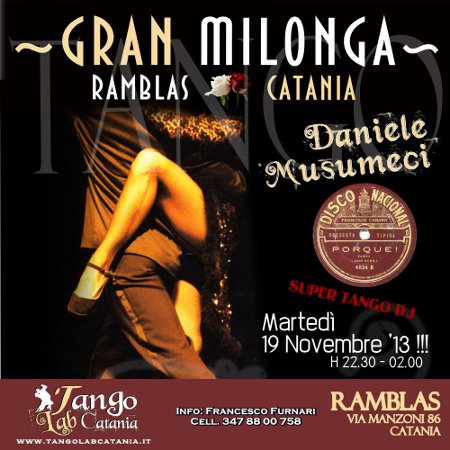 tango a catania milonga del 19 novembre 2013
