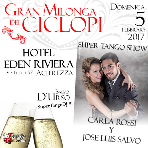 gran milonga dei ciclopi acitrezza 5 febbraio 2017 con artisti