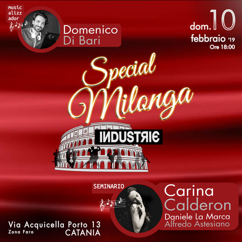 tango a Catania milonga del 10 FEBBRAIO 2019