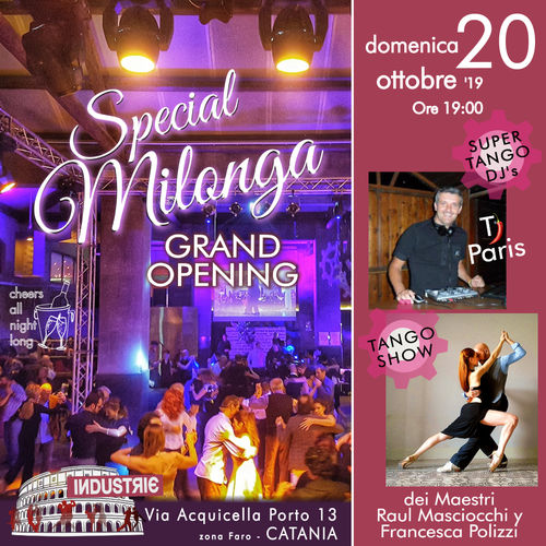 tango a Catania milonga del 20 ottobre 2019