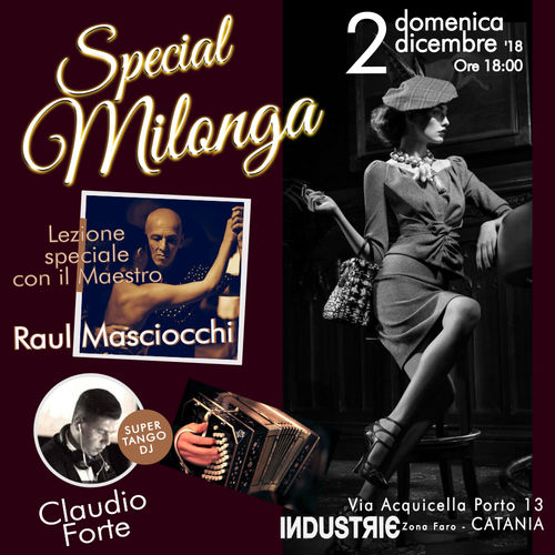 tango a catania milonga del 2 dicembre 2018