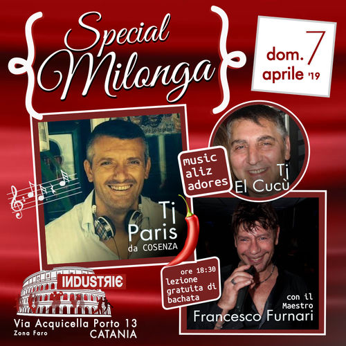 tanto a Catania milonga del 7 aprile 2019