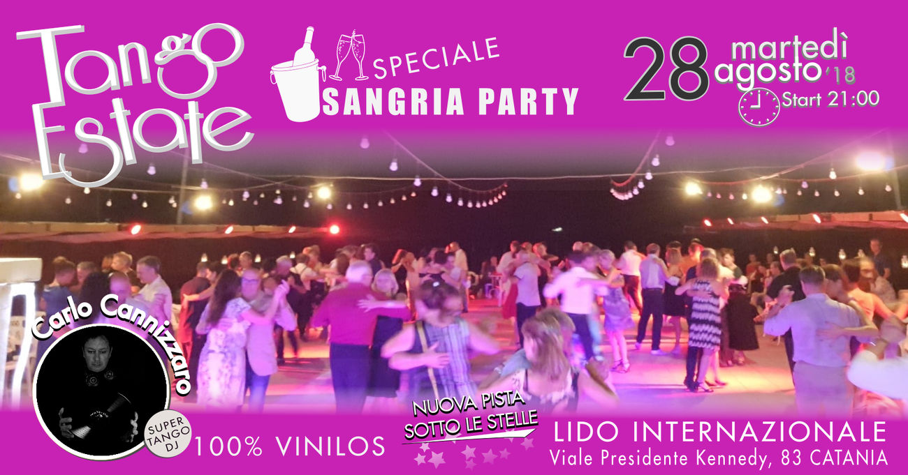 tango a Catania milonga del 28 AGOSTO 2018