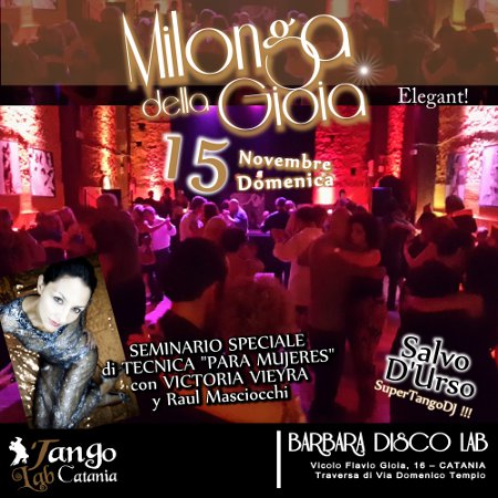 TANGO A CATANIA MILONGA DEL 15 novembre 2015