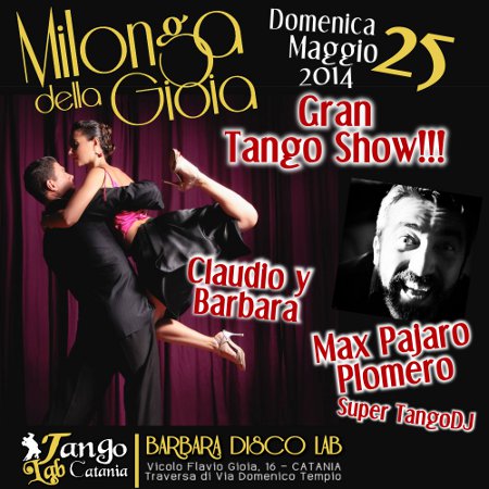 TANGO A CATANIA MILONGA DEL 25 maggio 2014