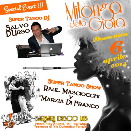 TANGO A CATANIA MILONGA DEL 6 aprile 2014