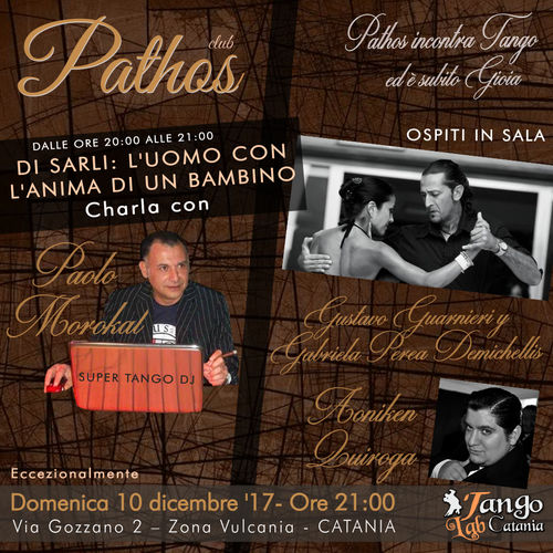 MILONGA DELLA DOMENICA A CATANIA 10 DICEMBRE 2017