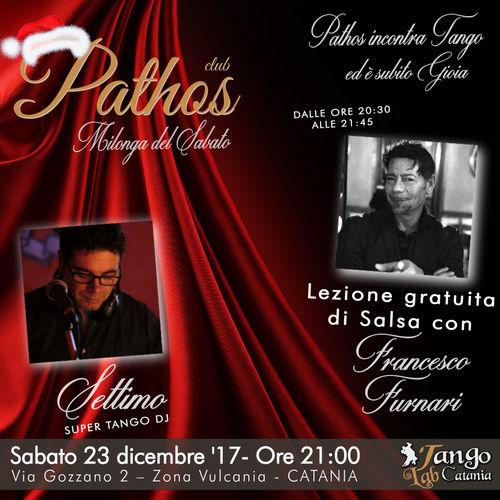 tango a catania milonga del 23 DICEMBRE 2017