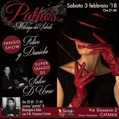 milonga a catania del 3 febbraio 2018