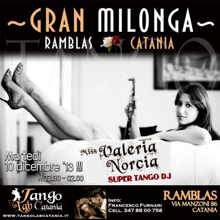 TANGO A CATANIA MILONGA DEL 10 dicembre 2013