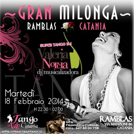 TANGO A CATANIA MILONGA DEL 18 febbraio 2014