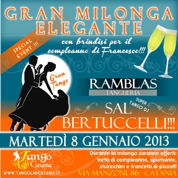 Gran Milonga Elegante 8 gennaio 2013